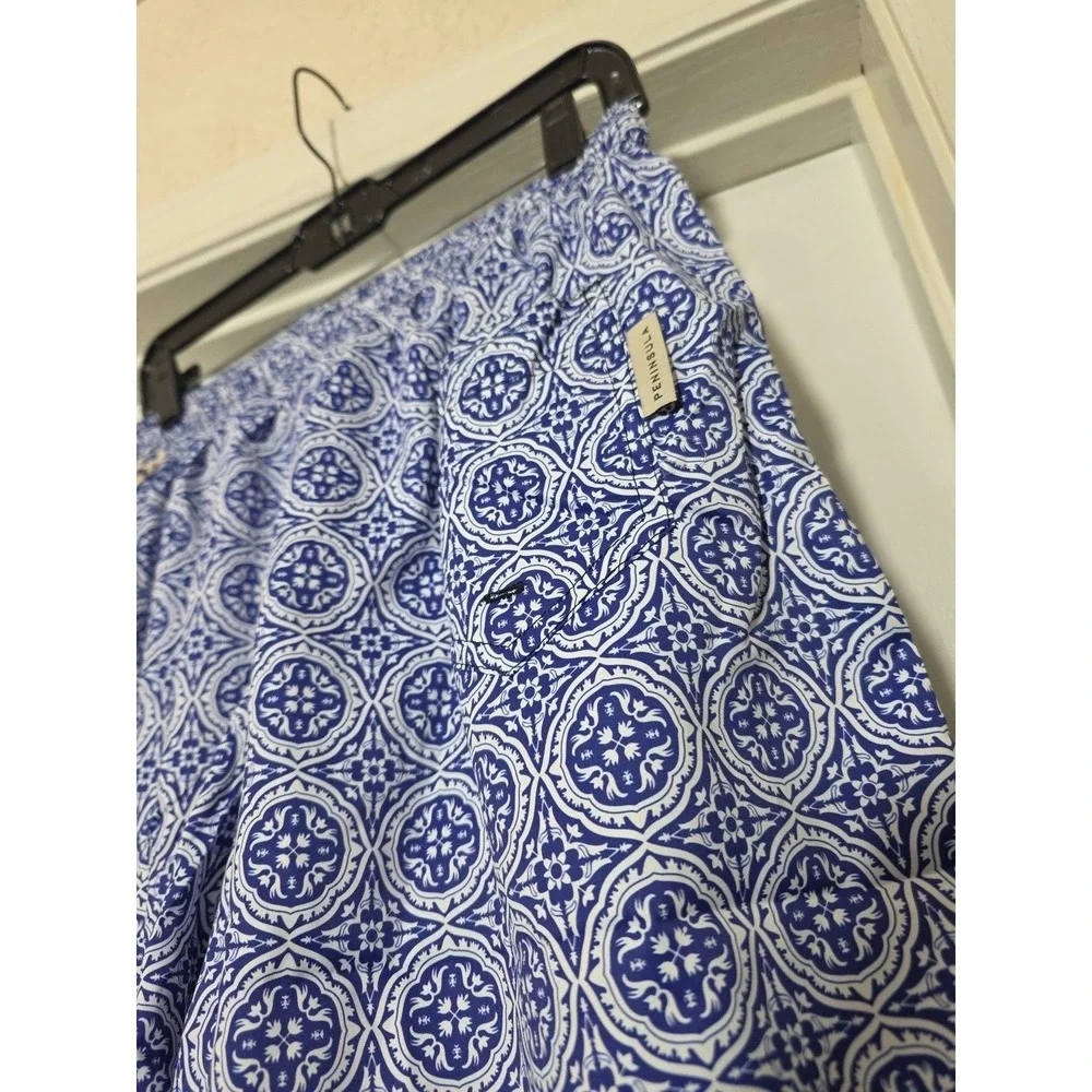 Peninsula Swimwear Men's Swim‎ Shorts  Trunks Blue Montechristo Size XL Italy